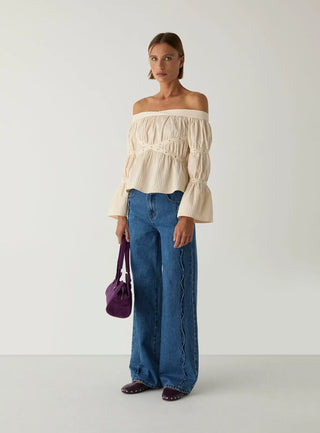 Laagam Blouse Addison Ecru