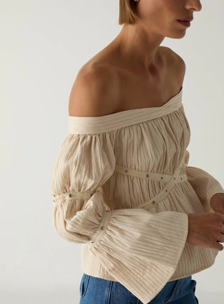 Laagam Blouse Addison Ecru