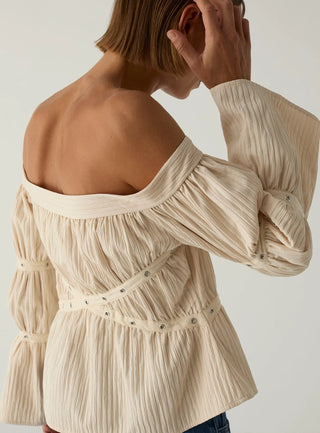 Laagam Blouse Addison Ecru