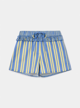  Laagam Caos Blue Poplin Boxer Pants