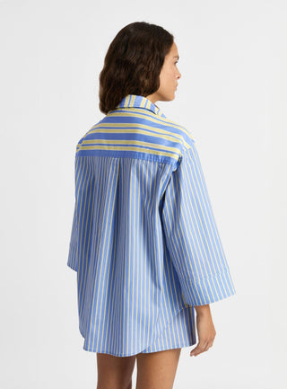  Laagam Caos Blue Poplin Shirt