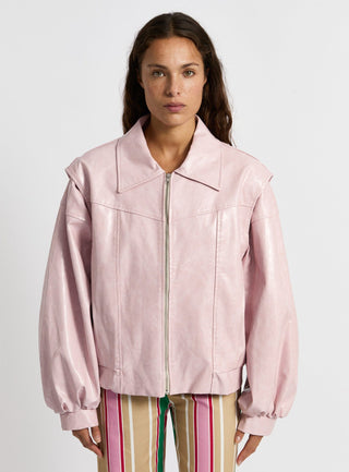  Laagam Cupido Pink Bomber Jacket