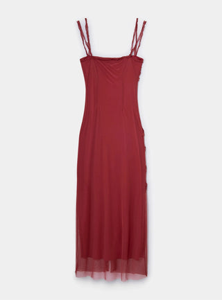 Laagam Dress Arabella Burgundy