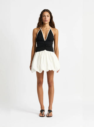 Laagam Dress Chloe Black/White