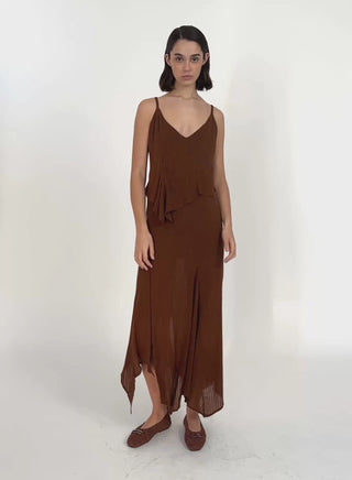 Laagam Dress Lea Brown