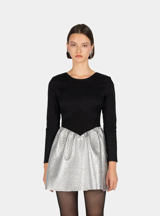 Laagam Dress Saskia Black/Silver