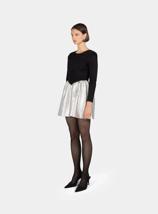 Laagam Dress Saskia Black/Silver