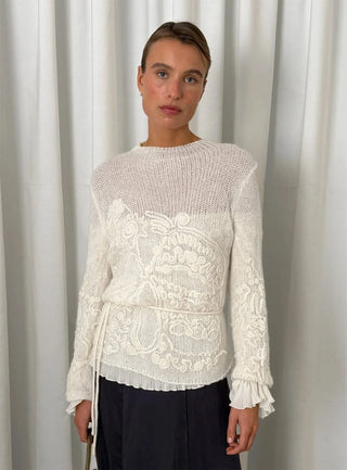 Laagam Knitwear Kalea Ecru
