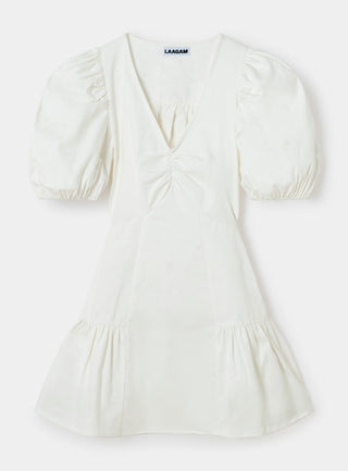  Laagam Millie White Short Dress
