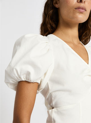  Laagam Millie White Short Dress