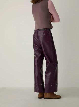 Laagam Pants Elwyn Burgundy