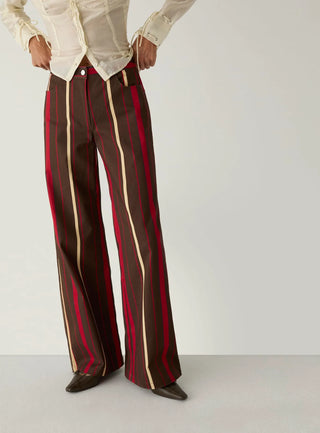Laagam Pants Leroy Dark Brown