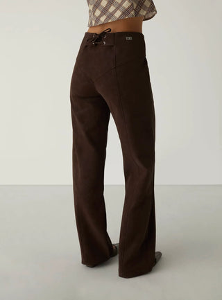 Laagam Pants Selah Dark Brown