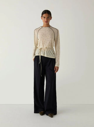 Laagam Pants Stella Navy Blue
