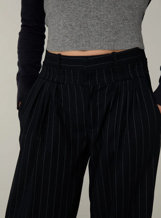 Laagam Pants Stella Navy Blue