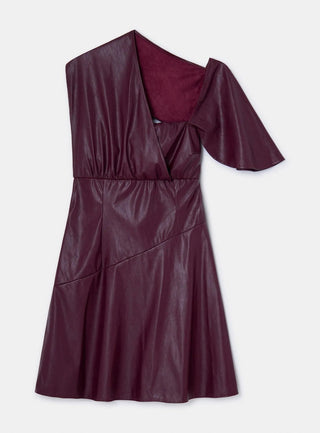  Laagam Ruby Burgundy Dress