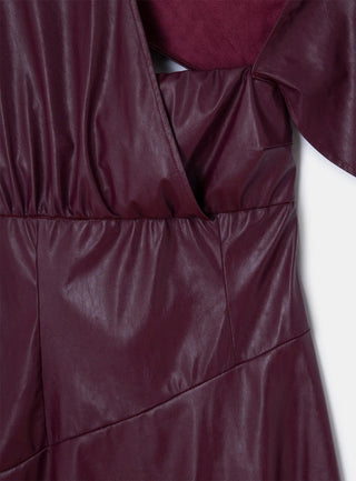  Laagam Ruby Burgundy Dress