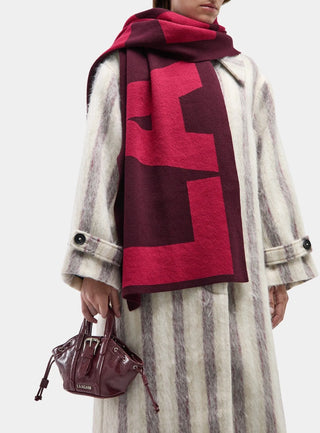 Laagam Scarf Damson Plum
