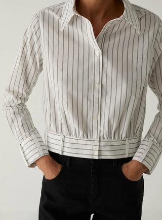 Laagam Shirt Ryka White Striped