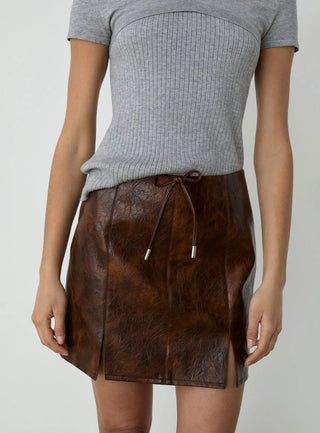 Laagam Skirt Juna Brown