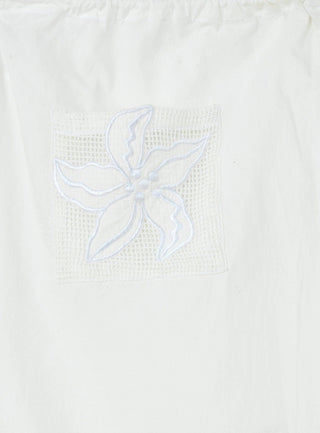 Laagam Tao White Lace Pants - Anavi