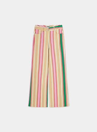  Laagam Leroy Brown Striped Twill Pants