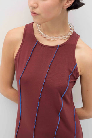 Rita Row Dress Faten Rust