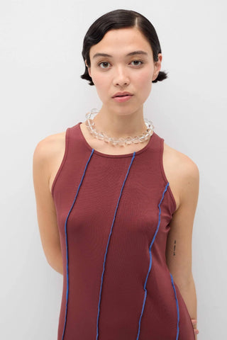 Rita Row Dress Faten Rust