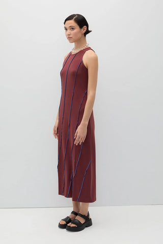 Rita Row Dress Faten Rust