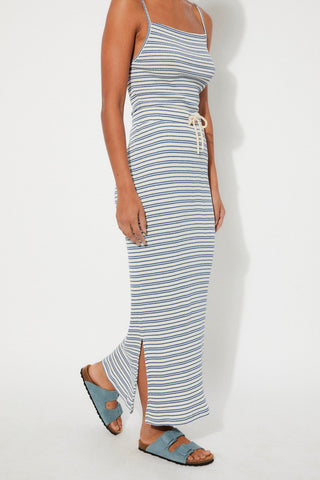 Rita Row Durazno Blue Stripes Skirt - Anavi