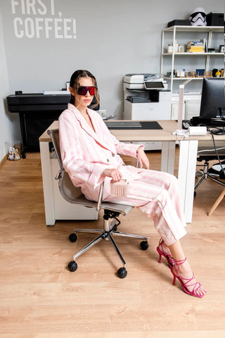  Rita Row Garçon Pink Stripes Pants
