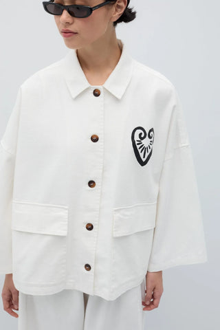Rita Row Jacket Stelle Heart Print