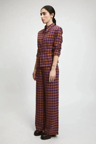 Rita Row Shirt Utah Brown/Purple