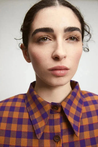 Rita Row Shirt Utah Brown/Purple