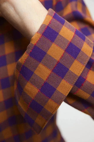Rita Row Shirt Utah Brown/Purple