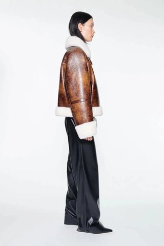 Stand Studio Jacket Lorelle Brown/Off White