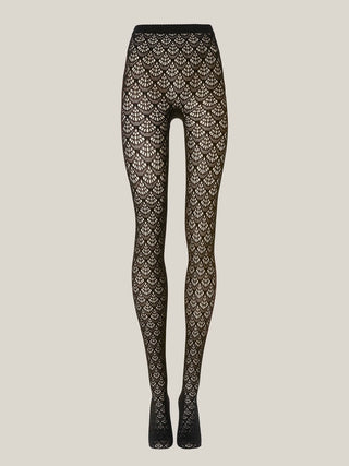 Wolford Mermaid Net Tights Black
