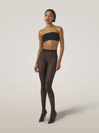 Wolford Mermaid Net Tights Black
