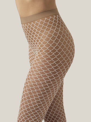 Wolford Velvet Net Tights White