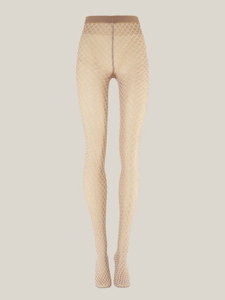 Wolford Velvet Net Tights White