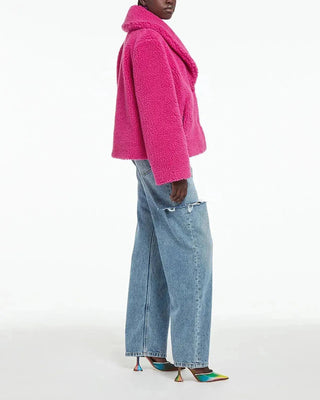  Apparis Fiona Pink Fur Jacket