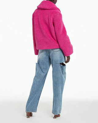  Apparis Fiona Pink Fur Jacket
