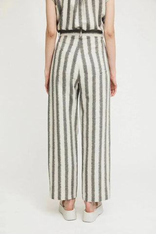  Rita Row Garçon Black Stripes Pants